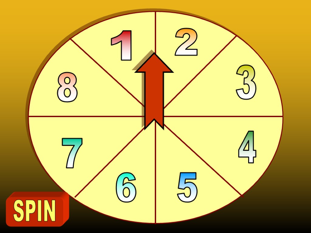 1 2 3 4 SPIN 5 6 7 8